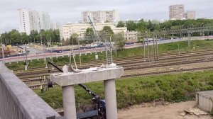 Сборка стапеля для надвижки на развязке Липецкой улицы и ЮВХ