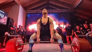 Вот он тот самый мировой рекорд по становой тяге -505 кг