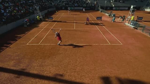 10.05.2025. Линда Носкова/Клара Таусон - Мирра Андреева/Диана Шнайдер. WTA 1000 Rome