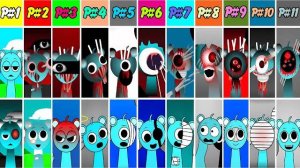 Все 1-11 этапов оригинальной игры Sprunki ПРОТИВ всех, кроме New Alive (ремейк) Этап в Incredibox