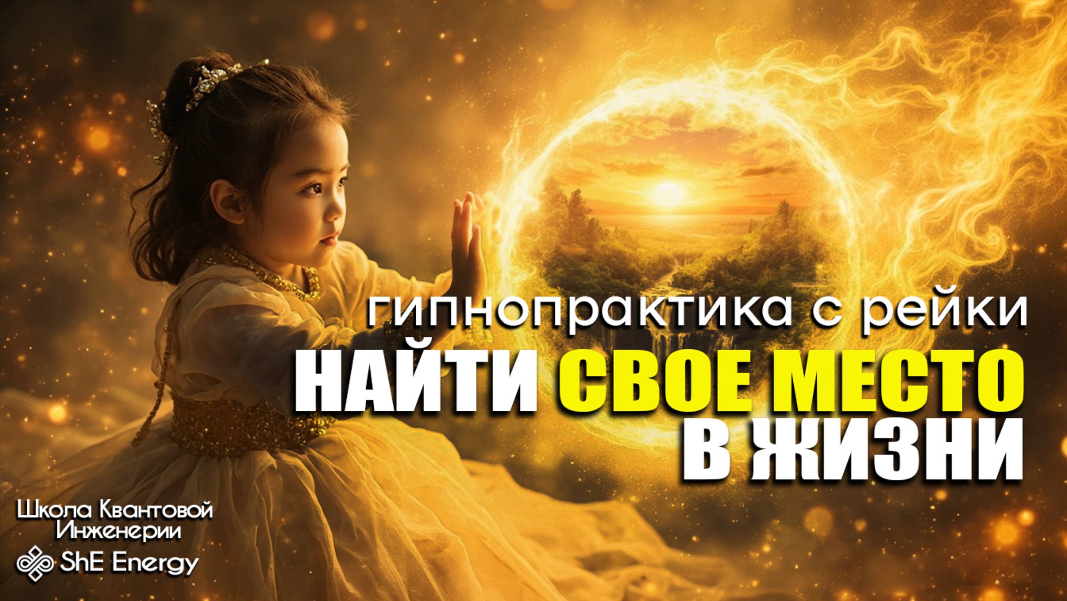 НАЙТИ СВОË МЕСТО В ЖИЗНИ. Гипнопрактика с добавлением техники Рейки на гармонизацию пространства.
