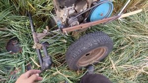 Роторная косилка заря. система натяжения ремня. прост?