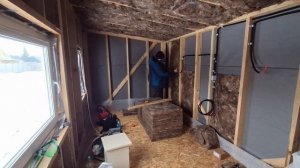 Летний домик.  Утепление