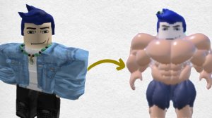 я стал настоящим качком в roblox