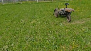 Мототачка косилка. Косим траву