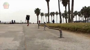 Жесткие падения скейтеров / Skateboarding Fails Compilation