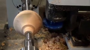 Работа  CNC токарного станка. Все просто и недорого.