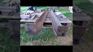 Пороги у приоры из профильной трубы 100×100 #automobile