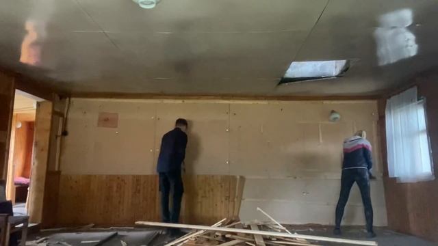 #8 Ремонт и Преображение Дачи🏠Начали снимать вагонку смотреть онлайн