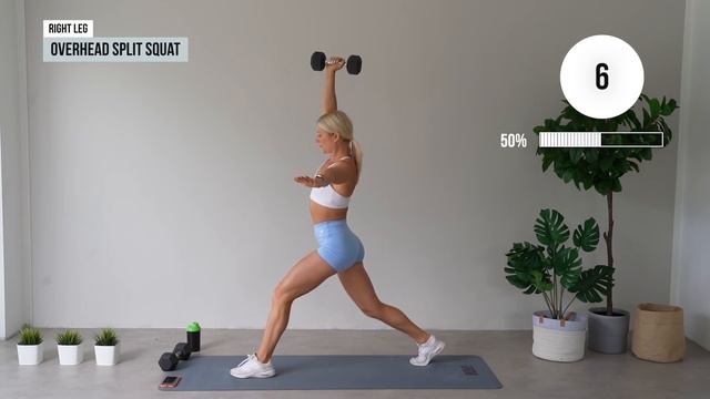 growingannanas 40 MIN INTENSE STRENGTH Workout - With Weights, Full Body, No Repeat exercises