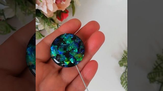 Комплект бижутерии из эпоксидной смолы смотреть онлайн