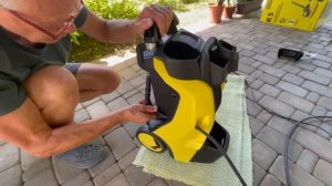 КЕРХЕР (unpacking KÄRHER K5) РАСПАКОВКА монтаж и запуск МОЩНОЙ