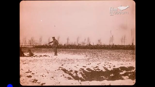 1915 Messter Woche newsreel № 4 (Мейсстерская-немецкая неделя), киножурнал времён ПМВ.