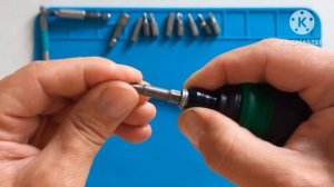 Отвёртка со сменными битами.#отвертка #инструмент #бит