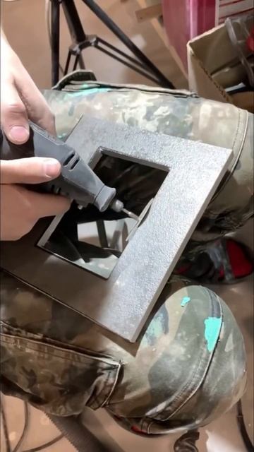 Кнопка инсталляции из плитки 🙌🏻 #diy #укладкаплитки #c смотреть онлайн