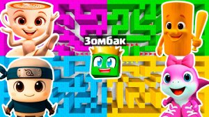 ЛАБИРИНТЫ ВСЕХ БЕЙБИ МЕМ БРЕЙНРОТ ЖИВОТНЫХ в МАЙНКРАФТ