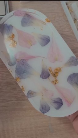 Подставка / мыльница с сухоцветами