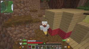 Minecraft с модом Create Aeronautics — Исследую шахту и строю дом с механизмами! ⚙️🏠