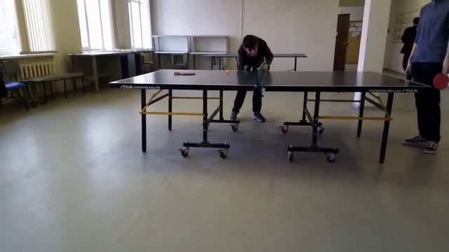 Весёлая игра в настольный теннис. #5. Продолжение. #1. смотреть онлайн