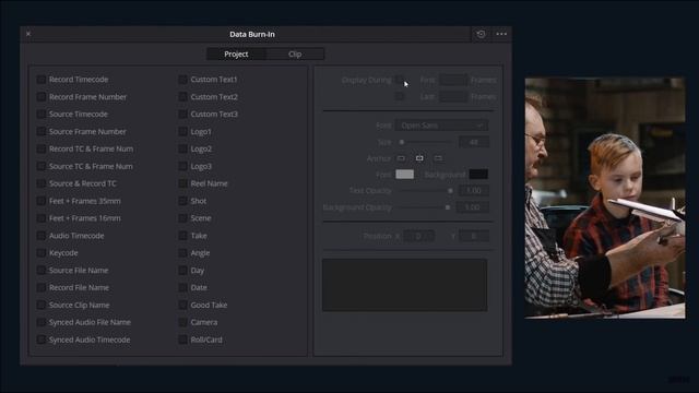 Добавить таймкод в видео в DaVinci Resolve за 3 минуты