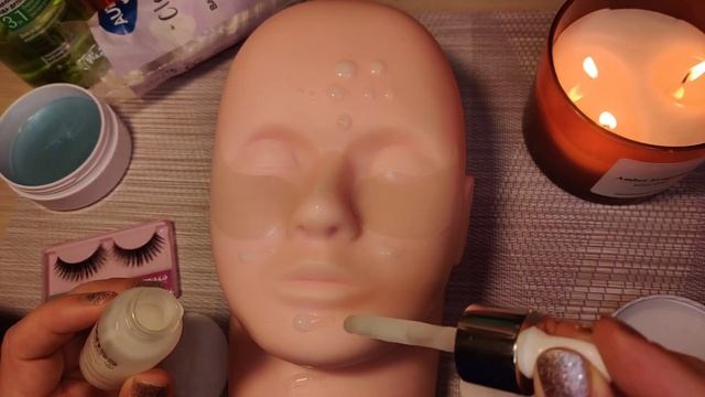 Асмр💜НАРАЩИВАНИЕ РЕСНИЦ💜УХОД ЗА ЛИЦОМ, Шепот | Asmr eyelash extensions,a close whisper