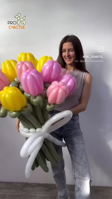 Букет из тюльпанов