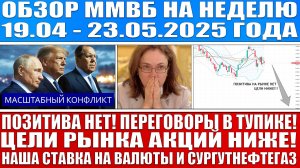 Гигантский обзор рынка / На рынке нет позитива / Цели рынка акций России ниже! / Переговоры в тупике