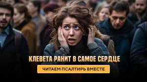 Клевета ранит в самое сердце.