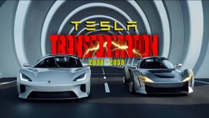 Трансформация автомобилей Tesla | 100 секунд эволюции с 2008 по 2050 год