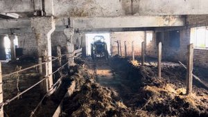 Уборка навоза на 2-х МТЗ, или операция «авгиевы конюшни