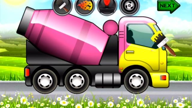 Мультики про машинки Учим цвета вместе Красочная бето смотреть онлайн