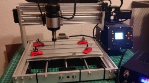 Модернизация CNC3018 первые включения, тест работы.