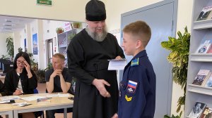 Слово диакона Димитрия Майорова перед сдачей нормативов на значок Суворова в Кадетском Училище16.05