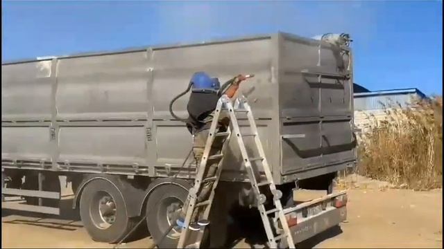Пескоструй на выезде. В Волгограде.
