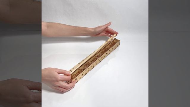 Деревянный подарочный набор -указка в футляре (коробе смотреть онлайн