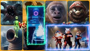 8 Монстров, выполняющих задание - Вращающееся колесо