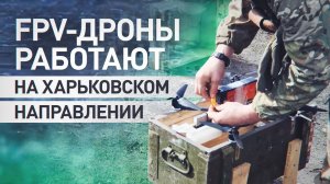 Расчёты FPV-дронов уничтожили опорник и живую силу ВСУ на Харьковском направлении