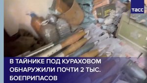 В тайнике под Кураховом обнаружили почти 2 тыс. боеприпасов