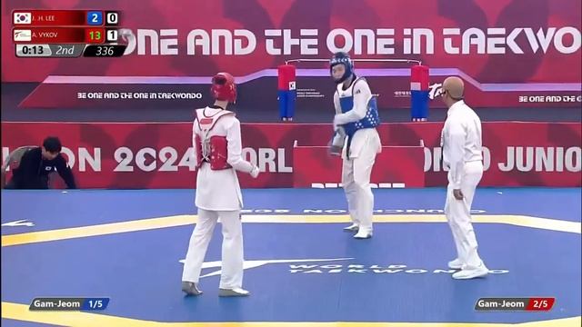 Амир Выков Первенство мира среди юниоров , Южная Корея смотреть онлайн