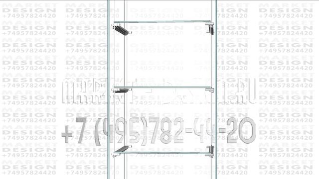 Квадратная торговая витрина с диодной подсветкой смотреть онлайн