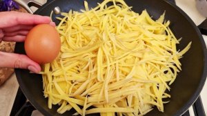 Это САМОЕ ВКУСНОЕ, что я когда-либо ела! Каждый может это сделать. Просто вылейте яйцо.