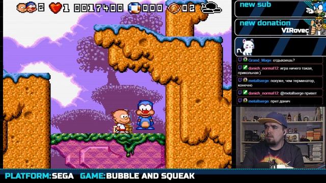 BUBBLE AND SQUEAK  SEGA  ПРОХОЖДЕНИЕ  ЧАСТЬ 1