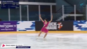【Мария НИЗОВЦЕВА】КП «НА ПРИЗЫ ФЕДЕРАЦИИ ФИГУРНОГО К?