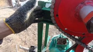 Шнековый измельчитель веток от канала ''КАМЧЫБЕК ИДЕЯ"