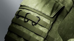 Карабины D-образный Black M6 толщина 6 мм