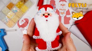 Мастер-класс ДЕД МОРОЗ своими руками / Как сшить Деда Мороза своими руками?  Дедушка Мороз из фетра