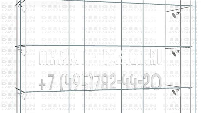 Большая прямоугольная стеклянная витрина для торговл смотреть онлайн