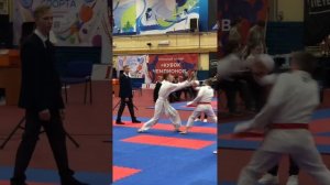 КУМИТЕ АБСОЛЮТ 10-11 лет #карате #кумите #каратешотокан #k