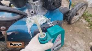 Замена масла в Газонокосилке HYUNDAI через 30 моточасов.