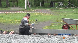 В Новокузнецке продолжают благоустройство территорий по областной программе
